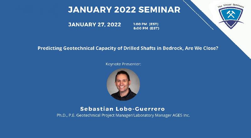 Σεμινάριο Predicting Geotechnical Capacity in Bedrock Shafts