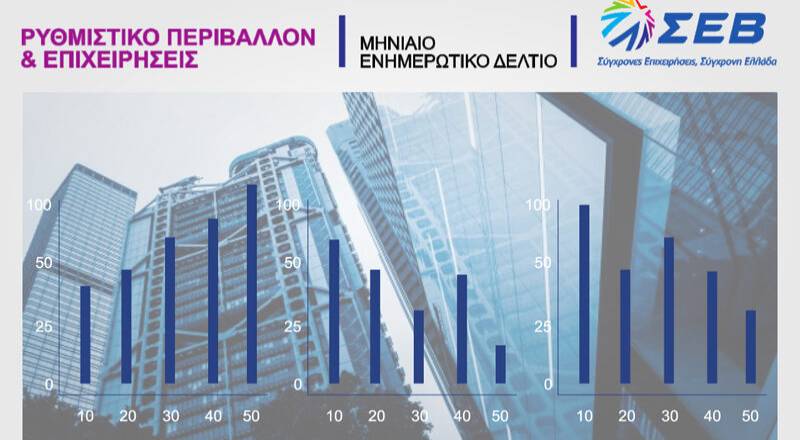 Ενημερωτικό Δελτίο ΣΕΒ “Ρυθμιστικό Περιβάλλον και Επιχειρήσεις”, Τεύχος 73