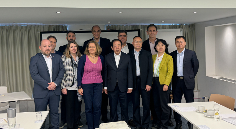 Συνάντηση του ΣΕΓΜ με τον κινέζικο σύνδεσμο CNAEC (China National Association of Engineering Consultants) 29.04.2024